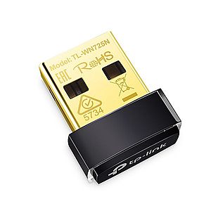 TP-Link TL-WN725N 150MB Nano Wifi USB adaptér, black obraz