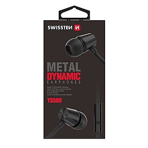 Sluchátka Swissten Dynamic YS500, černé obraz