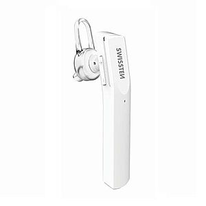 Bluetooth mono headset Swissten UltraLight UL-9, bílý obraz
