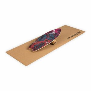 BoarderKING Indoorboard Wave, balanční deska, podložka, válec, dřevo/korek obraz