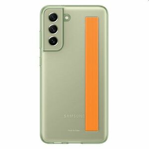 Pouzdro Clear Strap Cover pro Samsung Galaxy S21 FE 5G, olive obraz
