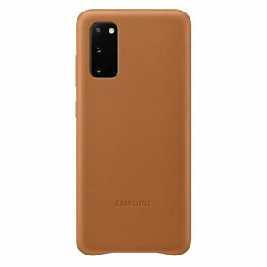 Pouzdro Leather Cover pro Samsung Galaxy S20, brown obraz