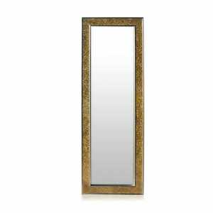 Casa Chic Norwich Zrcadlo Obdélníkový dřevěný rám 130 x 45 cm Mozaikový design obraz