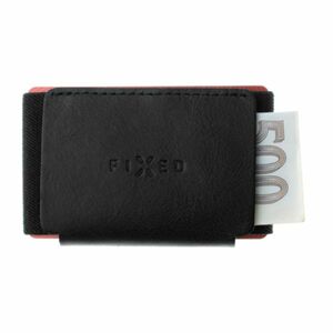 FIXED Smile Kožená peněženka se smart trackerem, černá obraz