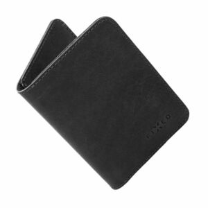 FIXED Smile XL Kožená peněženka se smart trackerem, černá obraz