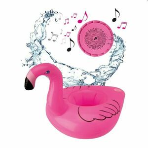 Music Hero Plovoucí bezdrátový reproduktor, flamingo obraz