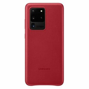 Pouzdro Leather Cover pro Samsung Galaxy S20 Ultra, red obraz