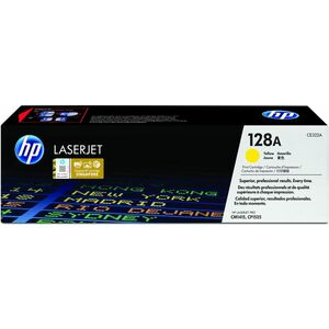 HP 128A Žlutá originální tonerová kazeta LaserJet CE322A obraz