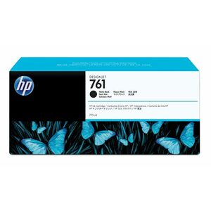 HP 761 Matná černá inkoustová kazeta DesignJet, 775 ml CM997A obraz