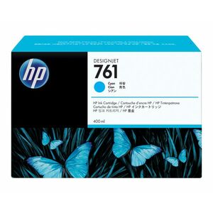 HP 761 Azurová inkoustová kazeta DesignJet, 400 ml CM994A obraz