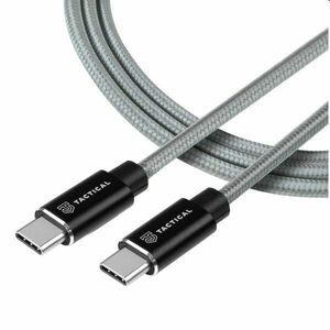 Tactical kevlarový USB-C/USB-C kabel (100W), 0.3m obraz