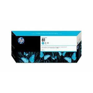 HP 81 Azurová Dye inkoustová kazeta, 680 ml C4931A obraz