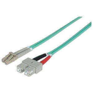 Intellinet 750912 optický kabel 1 m LC SC OM3 Barva Aqua 750912 obraz