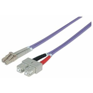 Intellinet 750929 optický kabel 2 m LC SC OM4 Fialová 750929 obraz