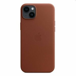 Apple iPhone 14 Plus Leather Case with MagSafe, umber obraz