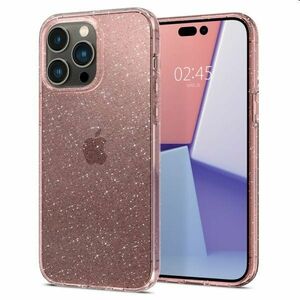 Pouzdro Spigen Liquid Crystal Glitter pro Apple iPhone 14 Pro, růžové obraz