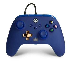Kabelový ovladač PowerA Enhanced pro Xbox Series, Midnight Blue obraz