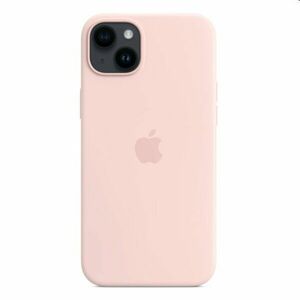 Apple iPhone 14 Plus Silicone Case with MagSafe, chalk pink obraz