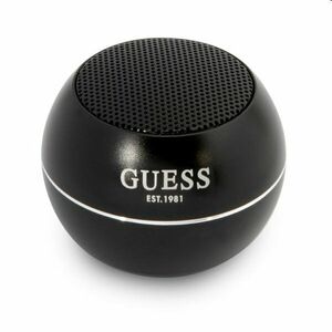 Guess Mini Bluetooth Speaker, černý obraz