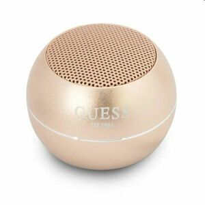 Guess Mini Bluetooth Speaker, zlatý obraz