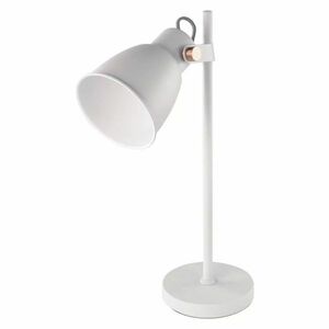 EMOS Bílá stolní lampa pro žárovku E27 Z7621W obraz