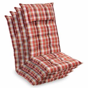 Blumfeldt Sylt, čalouněná podložka, podložka na židli, podložka na výše polohovací křeslo, polštář, polyester, 50 × 120 × 9 cm, 4 x čalounění obraz