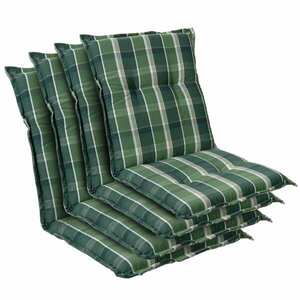 Blumfeldt Prato, čalouněná podložka, podložka na židli, podložka na nižší polohovací křeslo, na zahradní židli, polyester, 50 x 100 x 8 cm, 4x čalounění obraz
