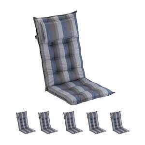 Blumfeldt Sylt, čalouněná podložka, podložka na židli, podložka na výše polohovací křeslo, polštář, polyester, 50 × 120 × 9 cm, 6 x sedák obraz