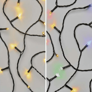 EMOS LED vánoční řetěz 2v1 10m, teplá bílá/multicolor, vnitřní i venkovní, programy D4AH01 obraz