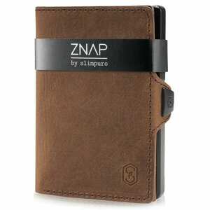 Slimpuro ZNAP, tenká peněženka, 8 karet, kapsa na mince, 8, 9 × 1, 5 × 6, 3 cm (Š × V × H), RFID ochrana obraz