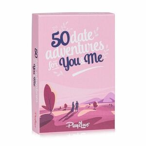 Spielehelden 50 Date Adventures for You & Me, karetní hra pro páry, 50 karet v angličtině obraz
