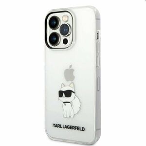 Pouzdro Karl Lagerfeld IML Choupette NFT pro Apple iPhone 14 Pro Max, transparentní obraz