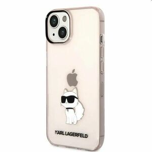 Pouzdro Karl Lagerfeld IML Choupette NFT pro Apple iPhone 14, růžové obraz