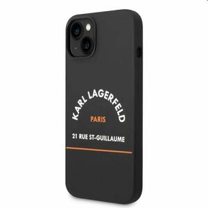 Pouzdro Karl Lagerfeld Rue St Guillaume pro Apple iPhone 14, černé obraz