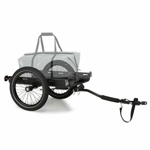 KLARFIT Companion Travel, nákladní přívěs, 40 kg, přívěs za kolo, černá/dřevo obraz