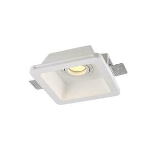ACA Lighting bodové svítidlo hranaté nastavitelné sádrové bezrámečkové AARI GU10 G16760C obraz