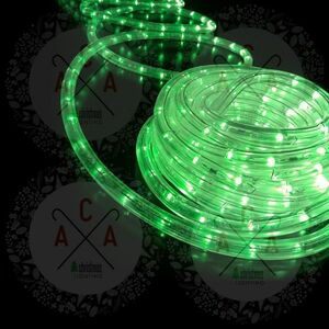 ACA Lighting Vánoční LED hadice zelená 100m IP20 R100M3WGC obraz