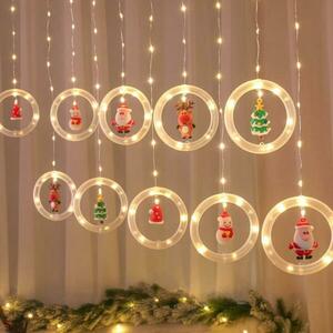 ACA Lighting vánoční závěs 125 WW LED, 3mx0, 5m, USB + FLASH efekt, IP20, 2, 5m napájecí kabel X041251627 obraz