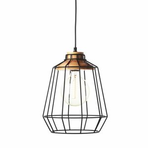 ACA Lighting Vintage závěsné svítidlo KS159326BK obraz