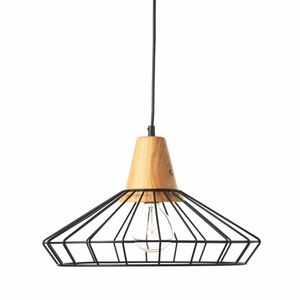 ACA Lighting Vintage závěsné svítidlo KS174940BK obraz