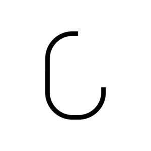 Artemide Alphabet of Light - velké písmeno C 1201C00A obraz