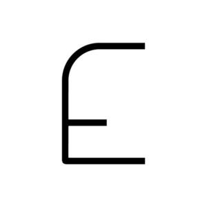 Artemide Alphabet of Light - velké písmeno E 1201E00A obraz