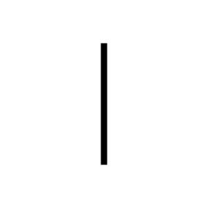 Artemide Alphabet of Light - velké písmeno I 1201I00A obraz