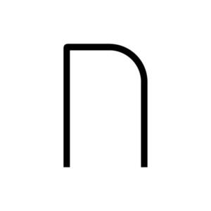 Artemide Alphabet of Light - velké písmeno N 1201N00A obraz
