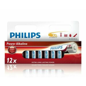 Baterie alkalická 1, 5V AA Philips LR6 POWERLIFE obraz
