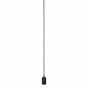 SLV BIG WHITE FITU, závěsné svítidlo, A60, kulaté, černé, kabel 5 m bez koncovky, max. 60 W 132690 obraz