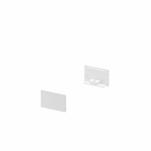 SLV BIG WHITE KONCOVÉ KRYTY, na GRAZIA 20 profil k montáži na stěnu plochý, 2 kusy, ploché provedení, bílé 1000560 obraz