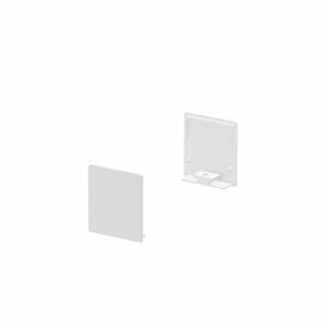 SLV BIG WHITE KONCOVÉ KRYTY, na GRAZIA 20 profil k montáži na stěnu plochý, 2 kusy, vysoké provedení, bílé 1000563 obraz