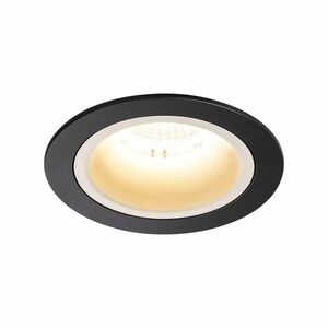 SLV BIG WHITE NUMINOS DL M vnitřní LED zápustné stropní svítidlo černá/bílá 3000 K 40° včetně listových pružin 1003869 obraz
