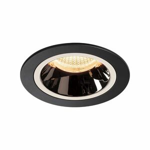 SLV BIG WHITE NUMINOS DL M vnitřní LED zápustné stropní svítidlo černá/chrom 2700 K 40° včetně listových pružin 1003846 obraz